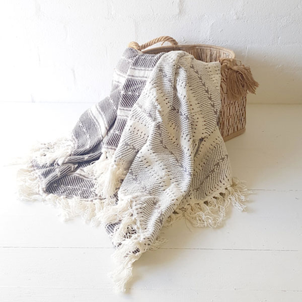 Berber Two Tone Throw 